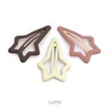 マットカラーハート×スターぱっちんヘアピンセット | LUPIS | 詳細画像3 