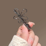 ダークストーンフラワーヘアクリップ | LUPIS | 詳細画像3 