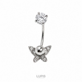 ≪1個入/片耳用≫バタフライチャームピアス | LUPIS | 詳細画像2 