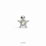 ≪1個入/片耳用≫シャイニングオーロラスターピアス | LUPIS | 詳細画像2 