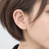 ≪1個入/片耳用≫ワンポイントメタルフラワーピアス | LUPIS | 詳細画像3