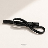 ≪1個入り≫レザー調リボンヘアクリップ | LUPIS | 詳細画像3 
