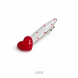 ≪1個入り≫ドット柄ハートポイントヘアクリップ | LUPIS | 詳細画像3 