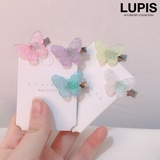 【小ぶり】キラキラバタフライヘアクリップ | LUPIS | 詳細画像1 