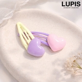 バイカラーハートぱっちんヘアピン | LUPIS | 詳細画像1 