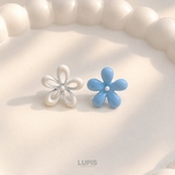 【S925ポスト】パステルバイカラーフラワーピアス | LUPIS | 詳細画像3 