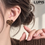 レオパード柄ハートピアス | LUPIS | 詳細画像1
