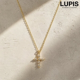 キュービックジルコニアクロスネックレス | LUPIS | 詳細画像1 