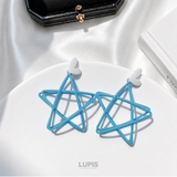 【S925ポスト】ハート×ワイヤースターピアス | LUPIS | 詳細画像2 