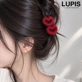 ≪1個入り≫【小ぶり】毛糸ハートヘアピン | LUPIS | 詳細画像1