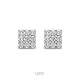 【磁石ピアス】スクエアパヴェマグネットピアス | LUPIS | 詳細画像4