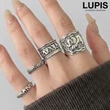 エレファントエスニックシルバーリングセット | LUPIS | 詳細画像1