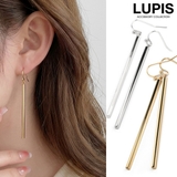 スクエアバーロングフックピアス【長め】 | LUPIS | 詳細画像1