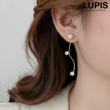 カーブストーンバックキャッチピアス【2way】 | LUPIS | 詳細画像1