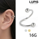 ≪1個入り≫【16G】スパイラルバーベルボディピアス | LUPIS | 詳細画像1