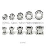 【6G~00G】パヴェフレッシュトンネルボディピアス | LUPIS | 詳細画像2
