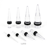 【14G~00G】クリアエキスパンダーボディピアス・拡張器 | LUPIS | 詳細画像2