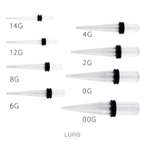 【14G~00G】クリアエキスパンダーボディピアス・拡張器 | LUPIS | 詳細画像3