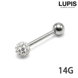 【14G】ラディアンスストレートバーベルボディピアス | LUPIS | 詳細画像1
