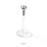 【16G】クリアシークレットラブレットスタッドボディピアス | LUPIS | 詳細画像2 