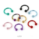 【16G】シンプルカラーサーキュラーバーベルボディピアス | LUPIS | 詳細画像2