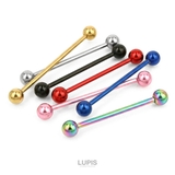 【14G】カラーロングストレートバーベルボディピアス | LUPIS | 詳細画像2 
