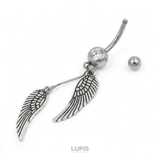 【14G】ツインウイングバナナバーベルボディピアス・へそピアス | LUPIS | 詳細画像3