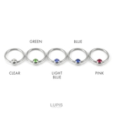 【16G】カラージュエルキャプティブビーズリングボディピアス | LUPIS | 詳細画像3