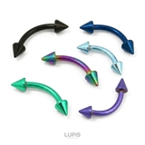 【16G】カラーコーンヘッドバナナバーベルボディピアス・へそピアス | LUPIS | 詳細画像2