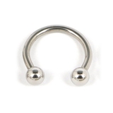 12mm×4mm | 【14G】シルバーシンプルサーキュラーバーベルボディピアス | LUPIS