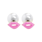 ピンク | 2wayパールリップピアス | LUPIS