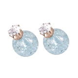 ブルー | クラッシュストーンピアス 【ピアス アクセサリー | LUPIS