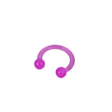 パープル | 【16G】アクリルサーキュラーバーベルボディピアス | LUPIS