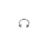 8mm | 【16G】コーンヘッドシルバーサーキュラーバーベルボディピアス | LUPIS