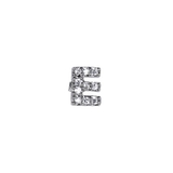 E | ≪1個入り 片耳用≫イニシャルパヴェピアス | LUPIS