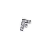 F | ≪1個入り 片耳用≫イニシャルパヴェピアス | LUPIS