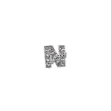 N | ≪1個入り 片耳用≫イニシャルパヴェピアス | LUPIS