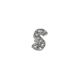 S | ≪1個入り 片耳用≫イニシャルパヴェピアス | LUPIS