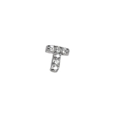 T | ≪1個入り 片耳用≫イニシャルパヴェピアス | LUPIS
