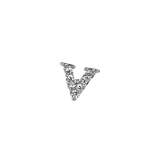 V | ≪1個入り 片耳用≫イニシャルパヴェピアス | LUPIS