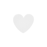 ホワイト | カラーハートヘアクリップ 【プチプラ 小さめ | LUPIS