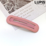 ピンク | マットカラーオーバルぱっちんヘアピン【ヘアアクセサリー】 | LUPIS