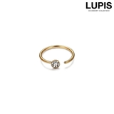 ゴールド | 【20G】ジュエルノストリルリングボディピアス・鼻ピアス | LUPIS