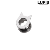 0G | 【0G・00G・12mm】ネコ型トンネルボディピアス | LUPIS