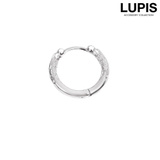 シルバー | 【18G】カジュアルパターンリングボディピアス | LUPIS