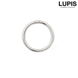 シルバー | 【16G】シンプルプチセグメントリングボディピアス | LUPIS