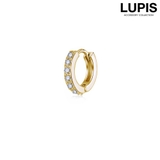 ゴールド | ≪1個入/片耳用≫【20G】キュービックジルコニアフープピアス | LUPIS