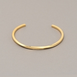 ゴールド | 【金属アレルギー対応 316L】ツイストステンレスバングルブレスレット | LUPIS