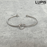 シルバー | ノットバングルブレスレット | LUPIS