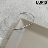 シルバー | ノットスリムバングル | LUPIS